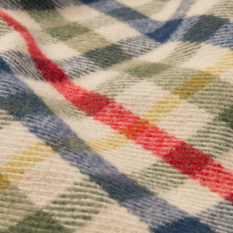 Joules Langtree Check Scarf - Beige Ivy Check-2